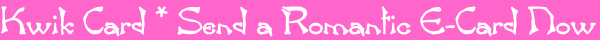 Send a free romantic love e-card now